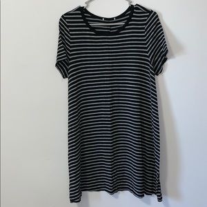 Stripped t-shirt dress